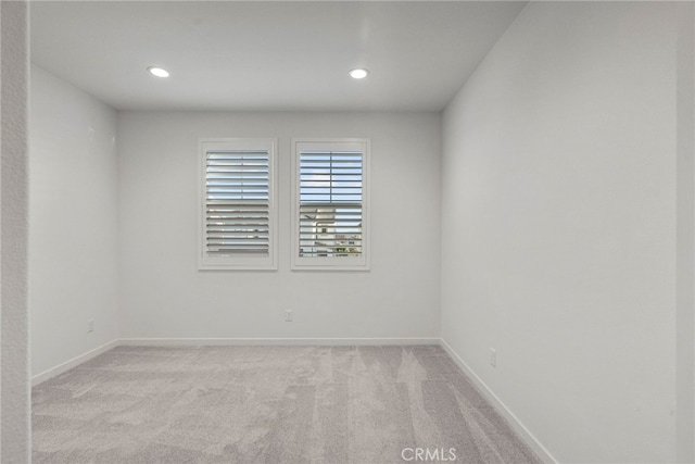 28600 Foothill Way, Saugus, CA 91350 - spare room featuring light carpet, baseboards, and recessed lighting