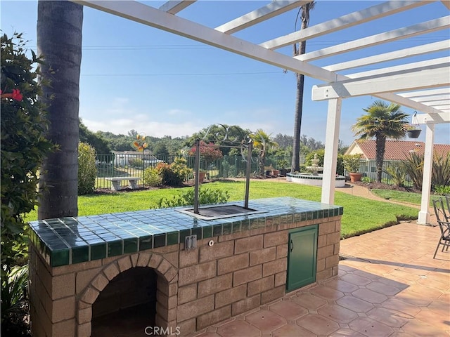 1145 Oakmont Pl, Nipomo, CA 93444 - view of patio featuring a pergola