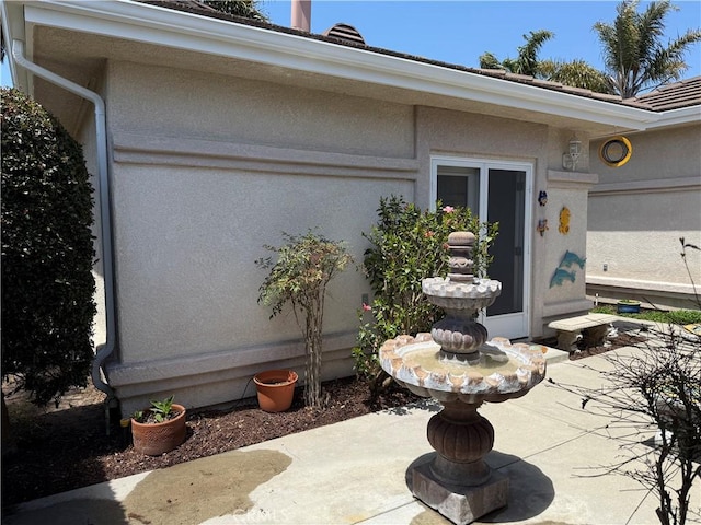 1145 Oakmont Pl, Nipomo, CA 93444 - entrance to property featuring a patio and stucco siding