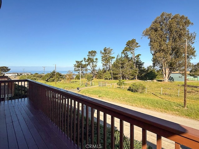 540 Pico Ave Unit 110, San Simeon, CA 93452 - wooden terrace with a lawn