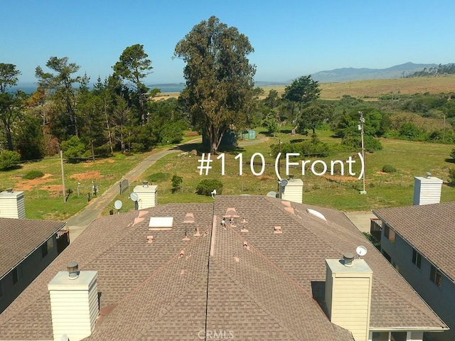 540 Pico Ave Unit 110, San Simeon, CA 93452 - aerial view of property and surrounding area featuring mountains