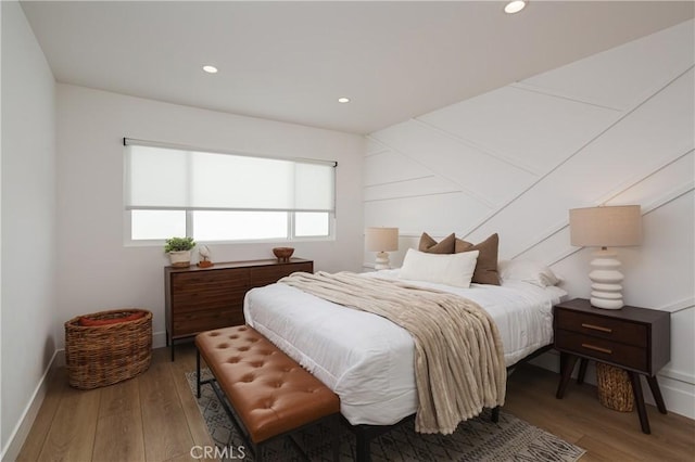 2315 Heather Ln, Newport Beach, CA 92660 - bedroom featuring wood finished floors, recessed lighting, and baseboards