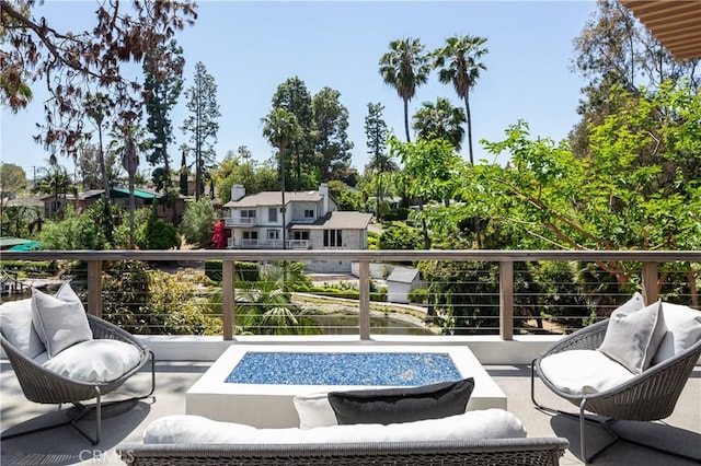 2315 Heather Ln, Newport Beach, CA 92660 - balcony with an outdoor hangout area