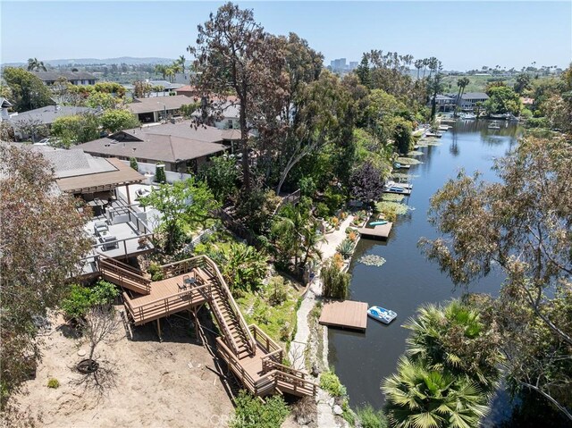 2315 Heather Ln, Newport Beach, CA 92660 - bird's eye view of a nearby body of water