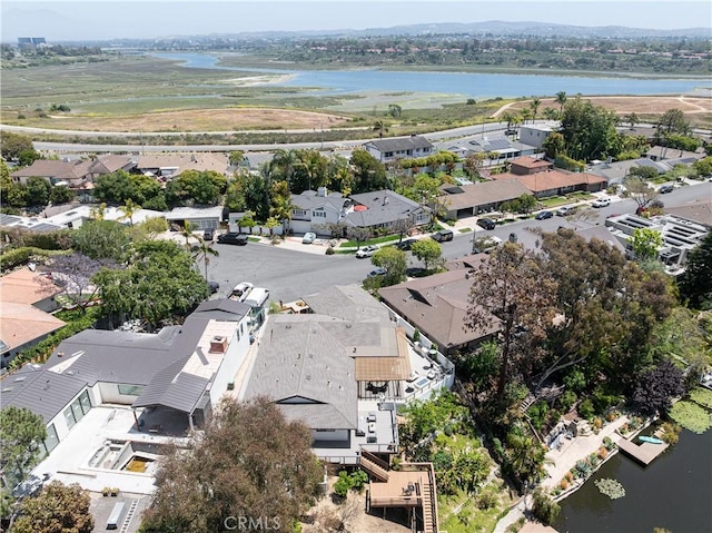 2315 Heather Ln, Newport Beach, CA 92660 - aerial perspective of suburban area featuring a nearby body of water
