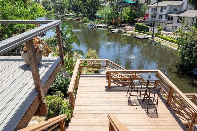 2315 Heather Ln, Newport Beach, CA 92660 - dock featuring a water view