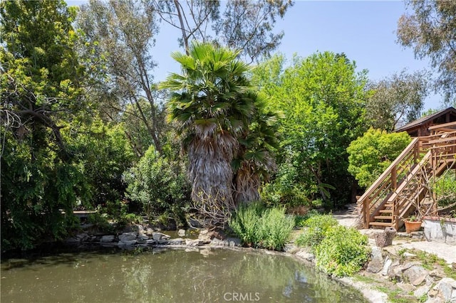2315 Heather Ln, Newport Beach, CA 92660 - view of yard featuring stairs