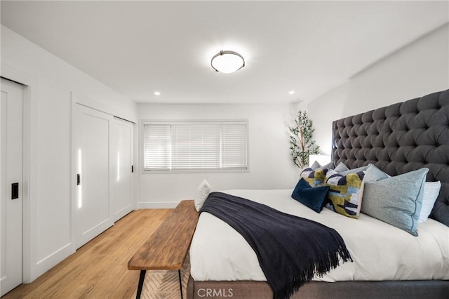 2812 Loyola St, Riverside, CA 92503 - bedroom featuring light wood-type flooring and recessed lighting