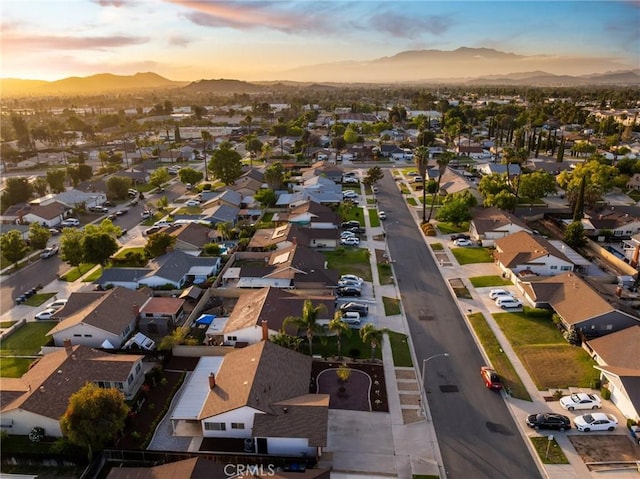 2812 Loyola St, Riverside, CA 92503 - aerial view of residential area featuring a mountain backdrop