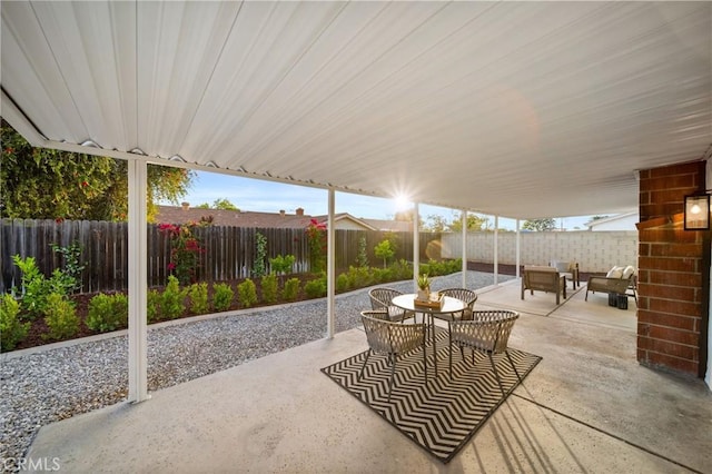 2812 Loyola St, Riverside, CA 92503 - view of patio / terrace with a fenced backyard
