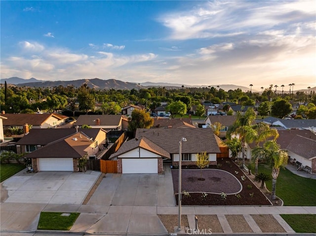 2812 Loyola St, Riverside, CA 92503 - aerial perspective of suburban area featuring a mountainous background