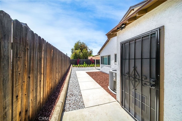 2812 Loyola St, Riverside, CA 92503 - fenced backyard featuring central air condition unit