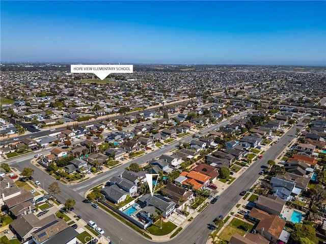 17252 Breda Ln, Huntington Beach, CA 92649 - aerial view of property's location with nearby suburban area