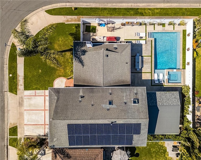 17252 Breda Ln, Huntington Beach, CA 92649 - bird's eye view of a pool