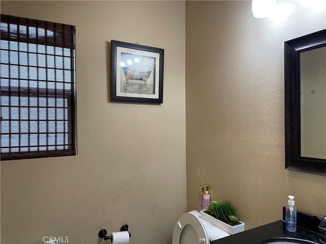 3342 Cobblestone Ln, La Verne, CA 91750 - half bathroom with toilet and vanity
