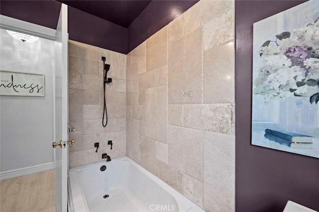 19129 E Orangepath St, Glendora, CA 91741 - bathroom featuring shower / tub combination and baseboards