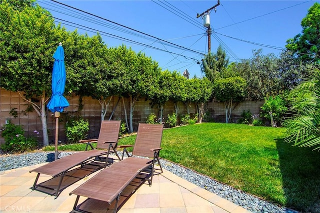 view of patio