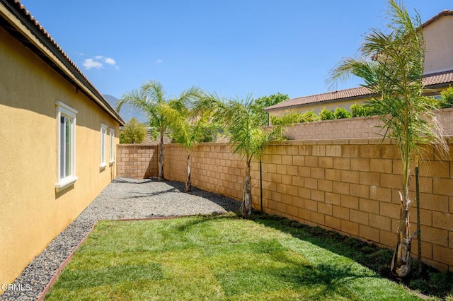 view of yard featuring a patio