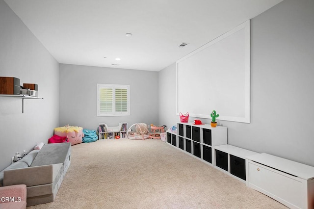 17837 Grapevine Ln, San Bernardino, CA 92407 - rec room with carpet flooring and recessed lighting