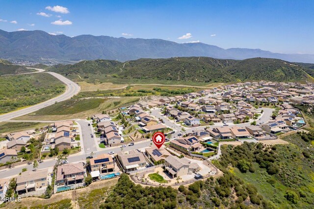 17837 Grapevine Ln, San Bernardino, CA 92407 - aerial perspective of suburban area with mountains
