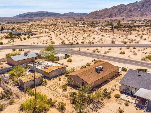72454 El Paseo Dr Unit 29, Palms, CA 92277 - overview of rural landscape with a desert landscape and a mountainous background