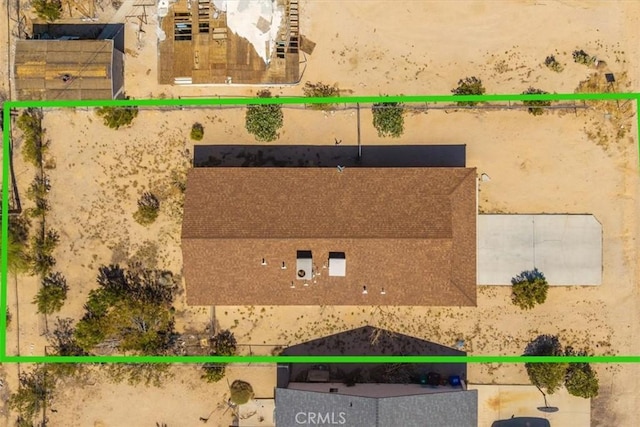 72454 El Paseo Dr Unit 29, Palms, CA 92277 - aerial view of property and surrounding area with property boundaries highlighted