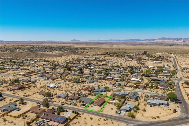 72454 El Paseo Dr Unit 29, Palms, CA 92277 - aerial view of residential area featuring a mountainous background