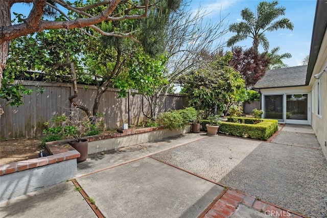 view of patio / terrace featuring a fenced backyard