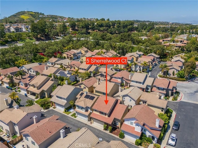 aerial perspective of suburban area