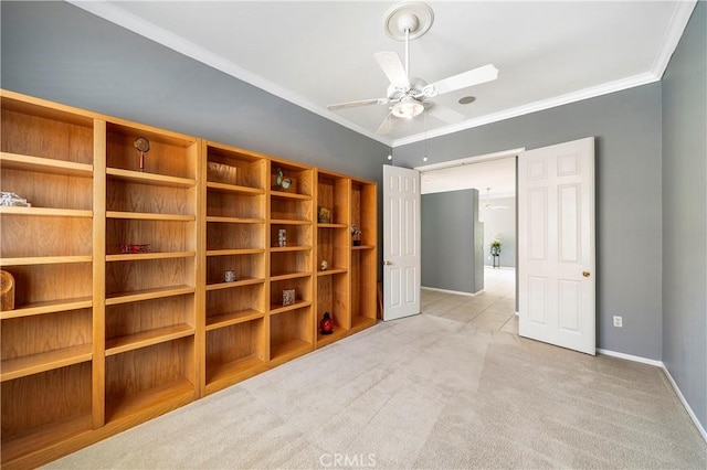 29365 Sparkling Dr, Menifee, CA 92584 - unfurnished bedroom featuring ornamental molding, carpet flooring, and baseboards