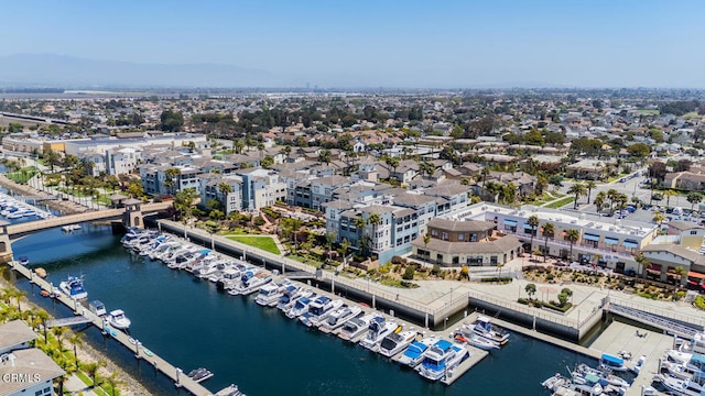1541 Windshore Way, Oxnard, CA 93035 - drone / aerial view of a nearby body of water and a marina