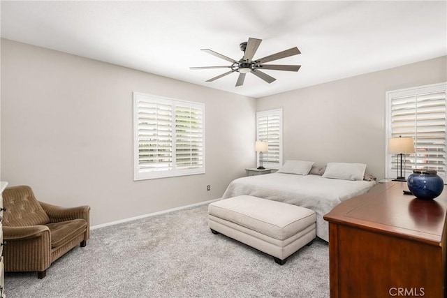 32748 Stonefield Ln, Temecula, CA 92592 - carpeted bedroom with baseboards and a ceiling fan