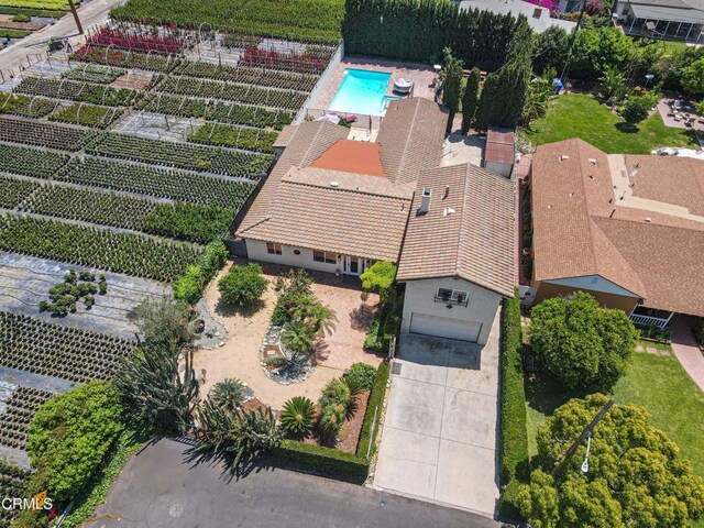 8534 Beverly Dr, San Gabriel, CA 91775 - bird's eye view of a pool area