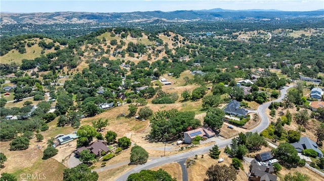 aerial view of mountains