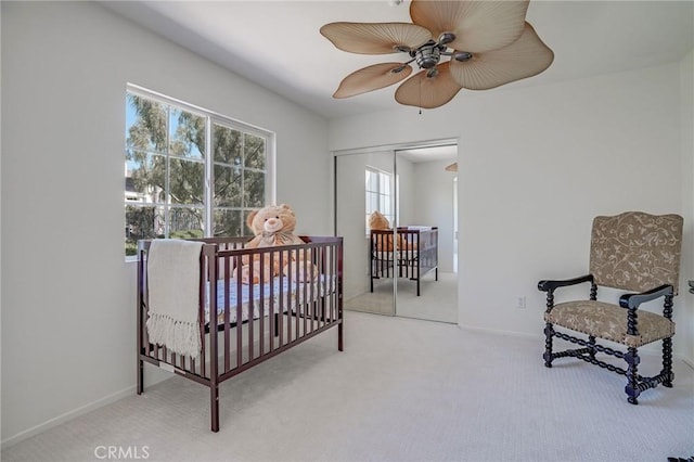 53 Via Palacio, San Clemente, CA 92673 - bedroom with carpet, baseboards, and a closet