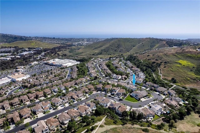 53 Via Palacio, San Clemente, CA 92673 - aerial view of property and surrounding area with nearby suburban area
