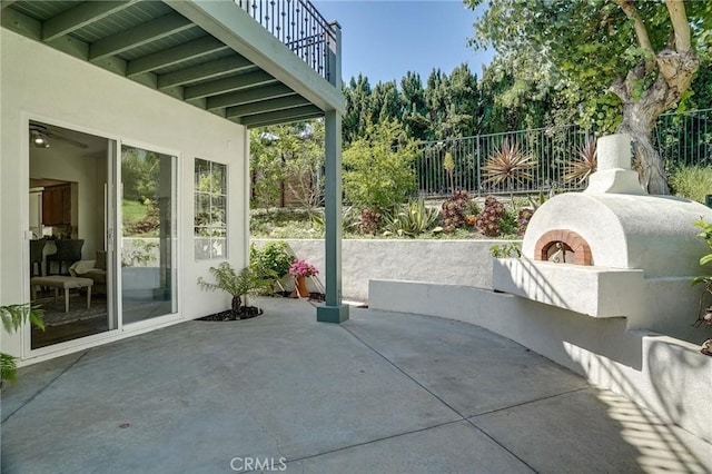 53 Via Palacio, San Clemente, CA 92673 - view of patio with a fireplace and a balcony