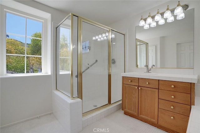53 Via Palacio, San Clemente, CA 92673 - full bath featuring a shower stall and vanity