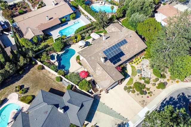 161 W Loretto Ct, Claremont, CA 91711 - drone / aerial view of a pool area