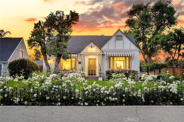 4775 Somerset Dr, Riverside, CA 92507 - tudor home with fence and a shingled roof