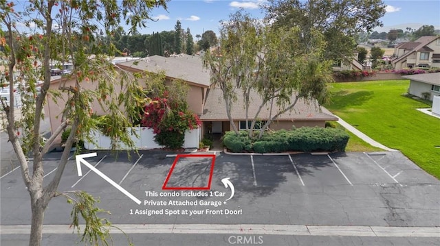 1317 Via Santiago Unit C, Corona, CA 92882 - view of property with uncovered parking