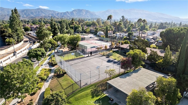 1317 Via Santiago Unit C, Corona, CA 92882 - aerial perspective of suburban area with mountains