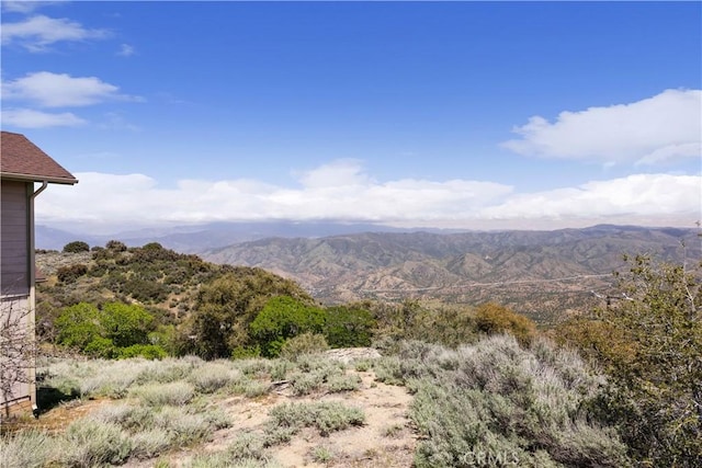 view of mountain backdrop