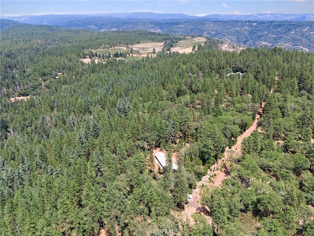 4901 Papaya Rd, Forest Ranch, CA 95942 - aerial view of property's location featuring a forest and a mountain backdrop