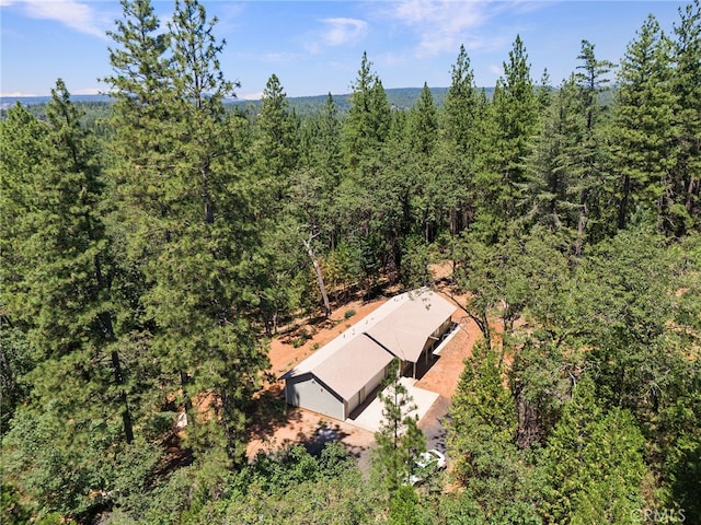 4901 Papaya Rd, Forest Ranch, CA 95942 - view from above of property featuring a heavily wooded area