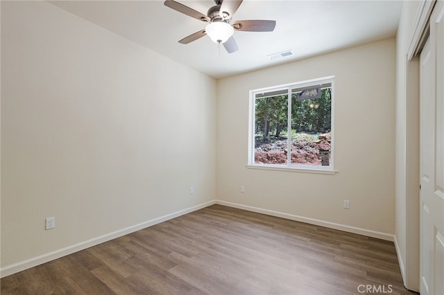 4901 Papaya Rd, Forest Ranch, CA 95942 - unfurnished bedroom featuring wood finished floors, a closet, and baseboards