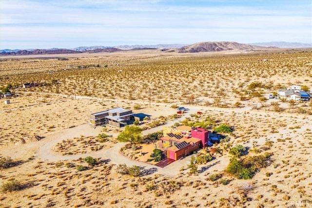 7078 Sunkist Rd, Joshua Tree, CA 92252 - view of rural area featuring a desert landscape and a mountain backdrop