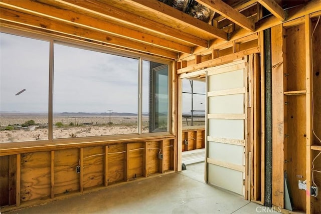 view of storage area