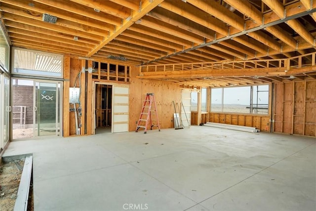 7078 Sunkist Rd, Joshua Tree, CA 92252 - miscellaneous room featuring concrete floors