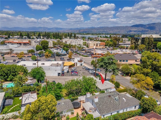 137 N Rose St, Burbank, CA 91505 - bird's eye view of a mountainous background